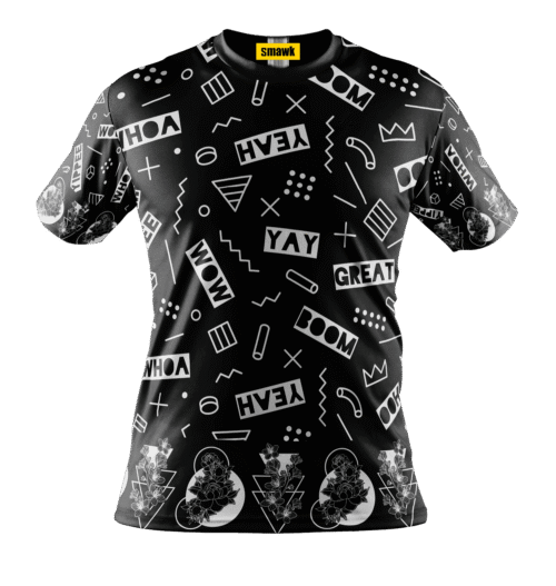 Smawk Inline Never Mind Black Tee - Small